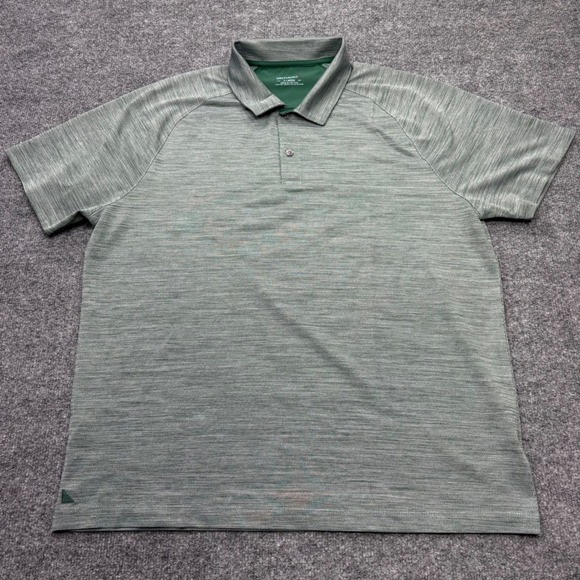 UNTUCKit Other - UNTUCKit Hannifer Polo Shirt Mens XL Dark Green Space Dye Performance 41486